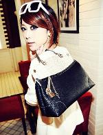 หมดค่ะ กระเป๋าสะพาย Maomao แบรนด์ดัง  รุ่น m09-024 สีดำ Black with rice รุ่นนี้ดูหรู